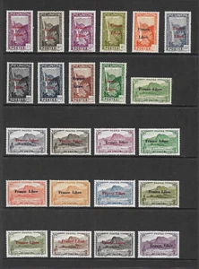 REUNION SCOTT 178 - 222 (-1) MH SET - 1943 "FRANCE LIBRE" OVERPRINT SET - Picture 1 of 4