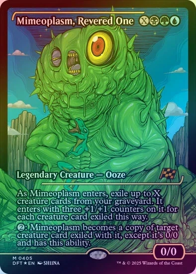 Mimeoplasm, Revered One - Japan Showcase - (Foil) Aetherdrift - NM - Image 1 of 1