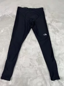 The North Face MENS Black Leggings SIZE Small - Back Center Pocket W/ Zip - Picture 1 of 10