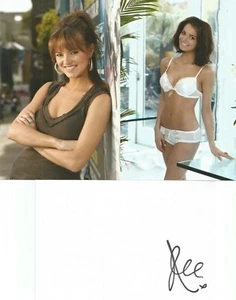 THE TEACHER* KARA TOINTON SIGNED 6x4 WHITECARD+2 UNSIGNED PHOTOS+COA **PROOF** - Picture 1 of 2