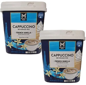2 PACK-Member's Mark French Vanilla Cappuccino Beverage Mix (48 oz.) - Picture 1 of 4
