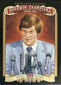 2012 Upper Deck Goodwin Champions  #1 BOBBY ORR card In Toploader