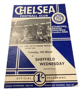 CHELSEA V SHEFFIELD MIÉRCOLES - COPA FA 5ª RD REPETICIÓN - 3/12/1968 - Imagen 1 de 1