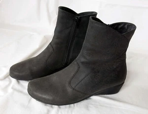 Hartjes Stiefelette, schwarz, Gr. 5 / 38, außen Leder, leicht gefüttert, Fußbett - Bild 1 von 4