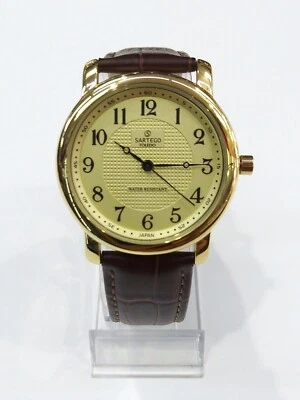 SARTEGO Toledo Men's Genuine Crocodile Leather Japan Quartz Watch SEN555R - Image 1 of 4