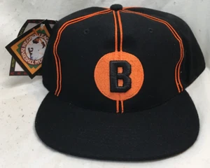 BALTIMORE BLACK SOX NEGRO LEAGUE BASEBALL FITTED HAT CAP SIZE 7 1/2 NEW TAGS - Picture 1 of 6