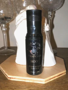 SEXY ❤️ POLO CLUB ❤️ 3oz COLONIA NEGRO HOMBRES DESODORANTE SPRAY CORPORAL ORIGINAL - Imagen 1 de 3