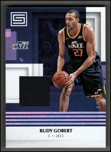 2017-18 Panini Status Materials #M-RGB Rudy Gobert Jersey Reliquia Jazz - Casi Nuevo-Como Nuevo - Imagen 1 de 1