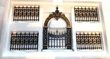 Dept 56 Heritage Village Victorian Wrought Iron Fence & Gate in Box #52523