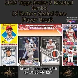 Dansby Swanson 2023 Topps Series 2 Baseball JUMBO - 1 Case Player BREAK #5