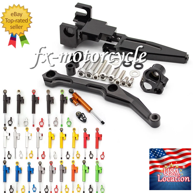 For Yamaha FJ-09 MT-09 Tracer 2015-2020 Steering Stabilizer Bracket Mount Kit - Image 1 of 4