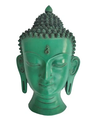 Máscara de Buda 15" Colgante de Pared Arte Escultura Pintura y Talla Máscara Religiosa Foto 1 de 4