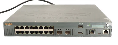 Aruba Networks 7010 JW679A 16 Port 2 SFP Port Networking Switch  - Image 1 of 4