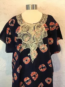Schönes Spitzenkleid Afrikanisch Maxi Abaya Vintage Kaftan Festival Neu ohne Etikett - Bild 1 von 10