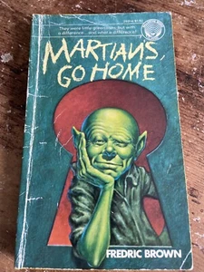 1976 Fredric Brown MARTIANS GO HOME humorous science fiction novel DEL REY pb - Picture 1 of 2