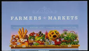 FARMERS MARKETS US #4912-4915 BROTE BLUMEN PFLANZEN NAMENSBLOCK 4 FÜR IMMER BRIEFMARKEN - Bild 1 von 2