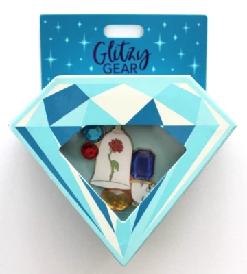 Prendedor Disney La Bella y la Bestia Glitzy Gear LE1500 Foto 1 de 4