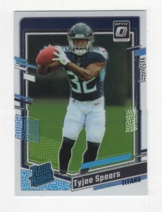 Donruss Optic Football 2023 novato con clasificación Tyjae Spears Tennessee Titans #297 - Imagen 1 de 1