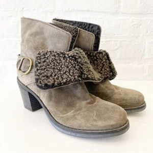 Fiorentini + Baker || Botines Sherpa Tacón Gris Beige 38.5 - Imagen 1 de 9