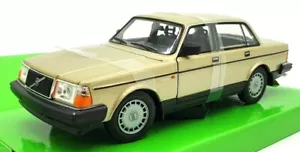 Welly Nex 1/24 Scale Diecast 24102W - Volvo 240 GL - Gold - Picture 1 of 5
