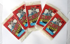 (5) 1983 TOPPS PERLORIAN CATS STICKERS FACTORY-SEALED PACKS ODDBALL ICONIC CARDS