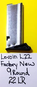 Lorcin L22 L-22 22 LR Magazine 9 Round FACTORY OEM NEW - Picture 1 of 5