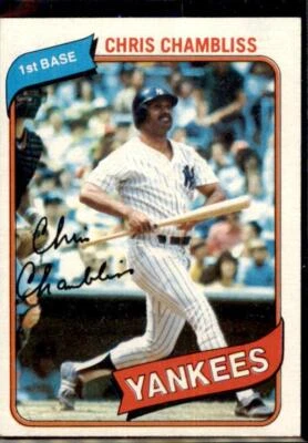 1980 Topps #625 Chris Chambliss - Image 1 of 2