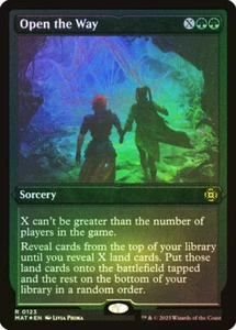 MTG OPEN THE WAY ETCHED FOIL March of the Machine: The Aftermath NM - Bild 1 von 1