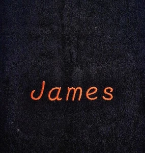 Personalised Embroidered Towels Face , Sport , Hand   ANY NAME 100% cotton - Picture 1 of 10
