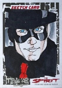 Tess Fowler Sketch Card SK-7 from The Spirit Trading Cards, Inkworks - Picture 1 of 2