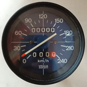TACHOMETER, COUNTER, ODOMETER, MOTO GUZZI LEMANS 80MM DIAMETER - Picture 1 of 5