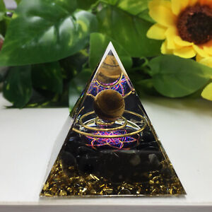 Orgonite Pyramid   ball，Chakra Energy quartz crystal healing reiki 1pc