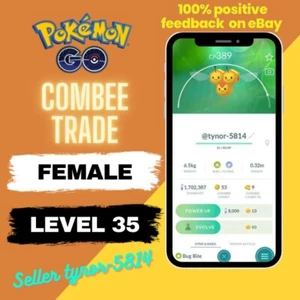 Pokémon Go LV 35 Combee FEMALE!! Evolves into vespiquen good for PVP - Picture 1 of 2