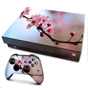 Xbox One X Console Skins Decal Wrap ONLY cherry blossoms - Picture 1 of 1