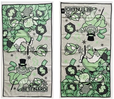 Toalla para jugadores limitada rara Bettinardi verde multi icono Mountians of Cash Tour Foto 1 de 3