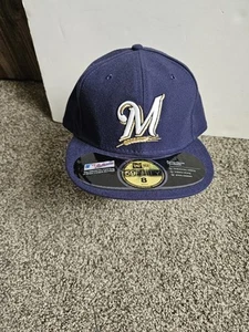 Gorra de béisbol Milwaukee Brewers MLB On Field 59FIFTY Cool Base New Era talla 8 - Imagen 1 de 10
