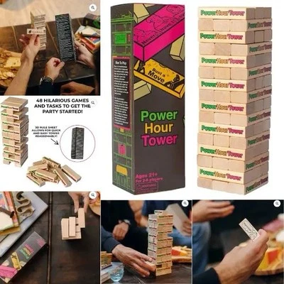 Party Game - Stacking Wooden Block for Adult Group Fun - Makes a Great Gift -New - Image 1 of 4