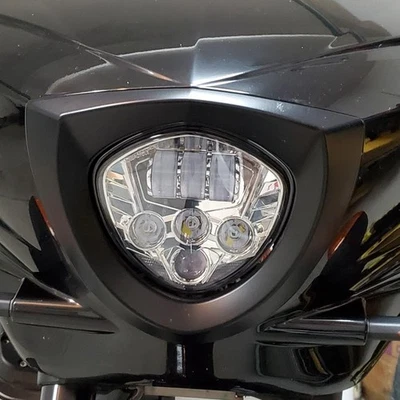 LED Headlights Assembly For Victory Cross Country Magnum Hammer Vegas 8 Ball - Image 1 of 4