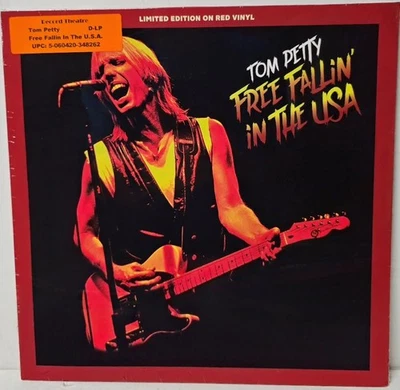 TOM PETTY FREE FALLIN IN THE USA LIMITED EDITION RED VINYL RECORD LP SEALED - Image 1 of 2