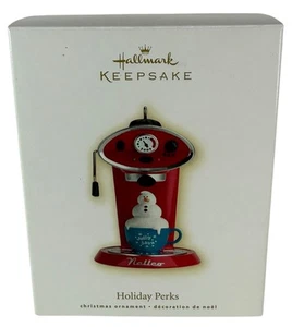 NIB Holiday Perks Hallmark Keepsake Ornament 2009 QXG6585 Coffee Machine Java - Picture 1 of 5