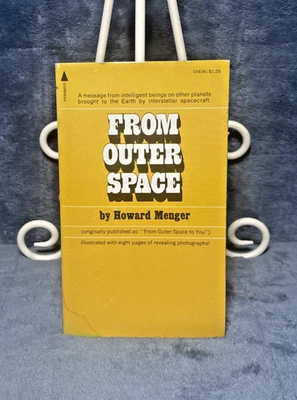 From Outer Space by Howard Menger (Pyramid, 2nd, 3/74) VINTAGE - Image 1 of 4