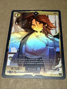 Gamersupps VCARD Rising Stars 1ª Edición Holo 9 Vtuber Sky Skyaboveme Casi Nuevo - Imagen 1 de 2