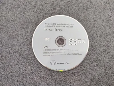 NAVI DVD MERCEDES AUDIO 50 APS NTG2.5 SCANDINAVIA GREAT BRITAIN 2011/2012 A219 - Bild 1 von 2