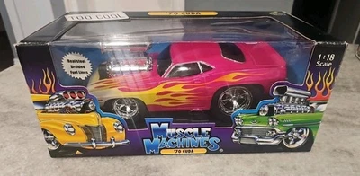 Muscle Machines '70 Plymouth Cuda 1:18 Scale Die Cast Car - Image 1 of 4
