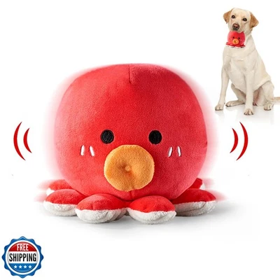 Juguete interactivo pulpo perro VOXGET, peluche saltador recargable para Foto 1 de 4