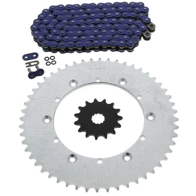 1998 Yamaha WR400 F / YZ400 F Blue O Ring Chain And Sprocket Kit 15/52 120L Foto 1 de 4