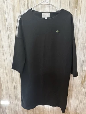 Vestido deportivo negro Lacoste talla 42 para mujer Foto 1 de 4