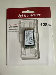 Transcend MTS430S 128 GB M.2 2242 SATA III 6 Gb/s Internal Solid State Drive (SS - Afbeelding 1 van 2