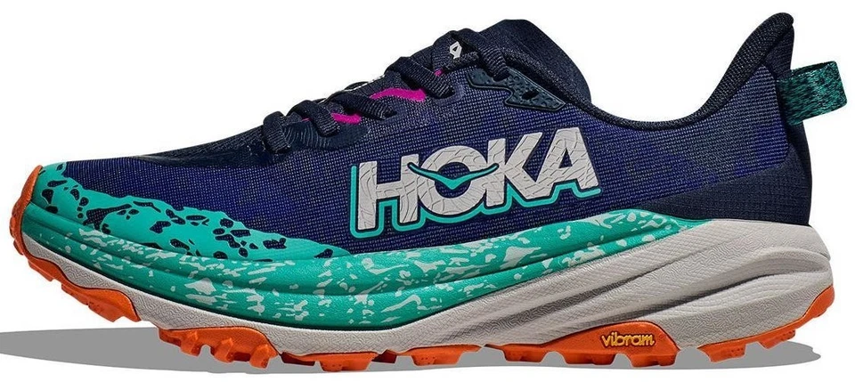 Size 6 - Hoka One One HOKA Speedgoat 6 Wide Varsity Navy Meteor W