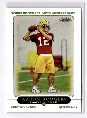 2005 Topps Chrome - Aaron Rodgers #190 (RC) - Image 1 of 2